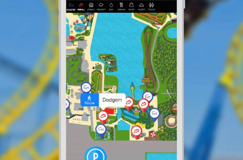 Michigan's Adventure Mobile App Park Map