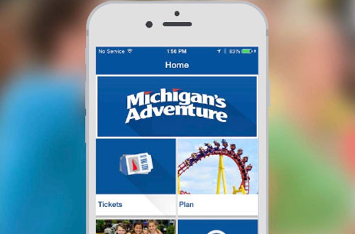 Michigan's Adventure Mobile App Buy Tickets